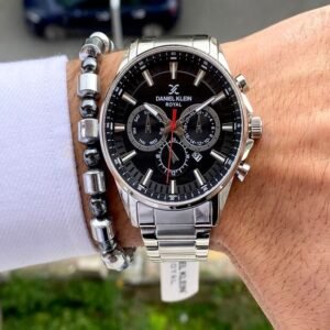 ساعت مردانه Daniel Klein با بند استیل ضدزنگ، ضدآب 3 ATM