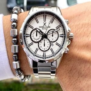 ساعت مردانه Daniel Klein با بند استیل ضدزنگ، ضدآب 3 ATM