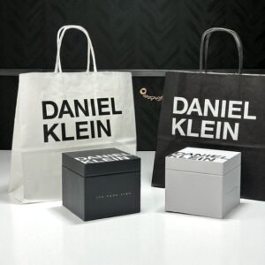 ساعت مچی زنانه Daniel Klein مدل زنجیردار طرح‌دار، بند استیل