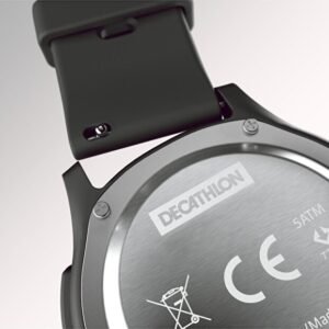 ساعت ورزشی دویدن Decathlon مدل W100 مشکی، ضدآب با کرنومتر